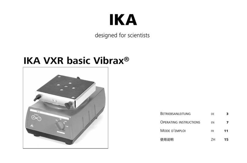 IKA SHA2000 User manual