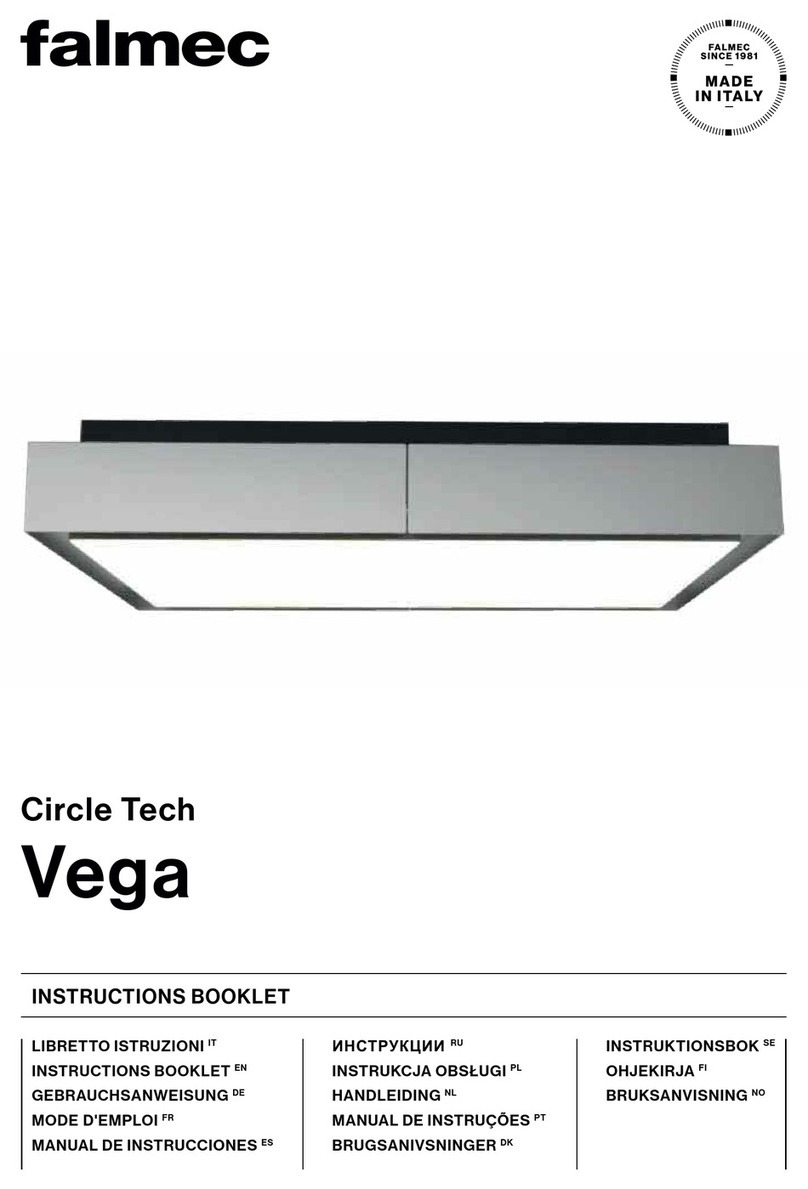 FALMEC Vega VEGA115W User manual
