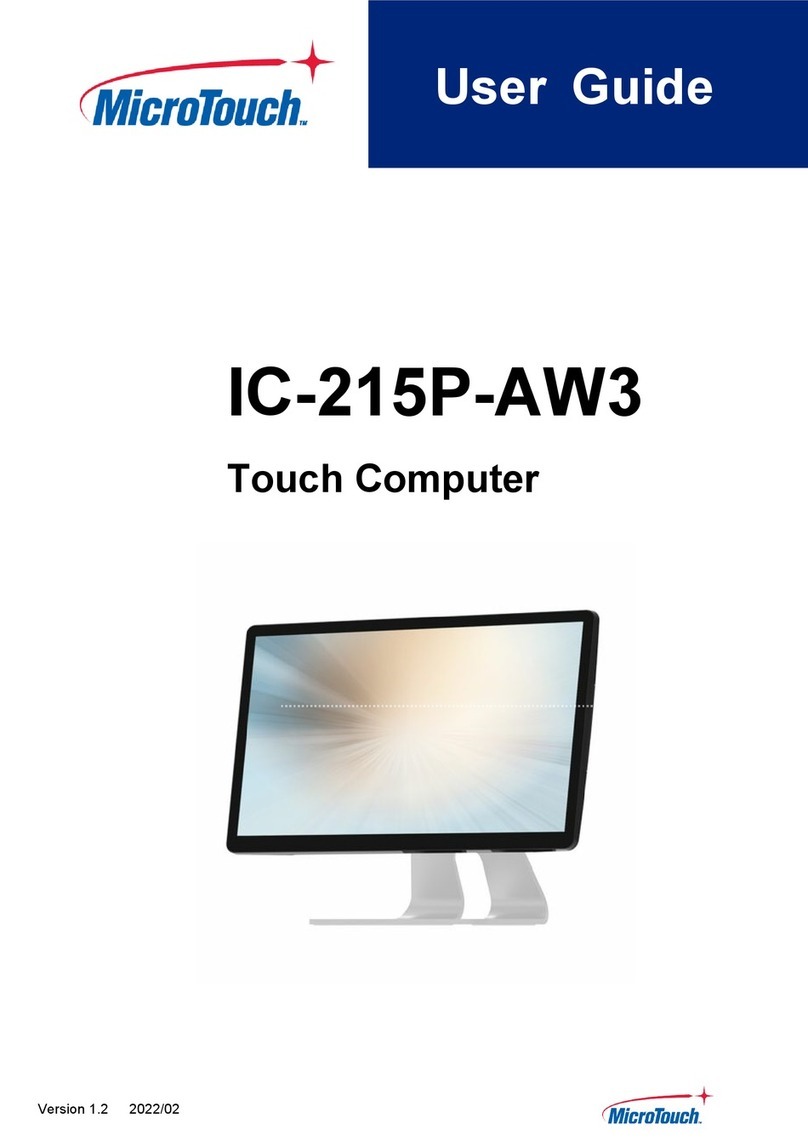 MicroTouch IC-215P-AW3 user guide