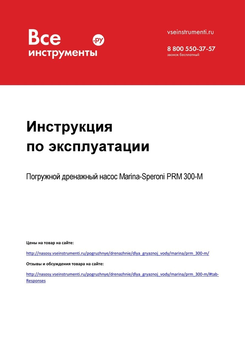 SPERONI PRM 300-M instruction manual