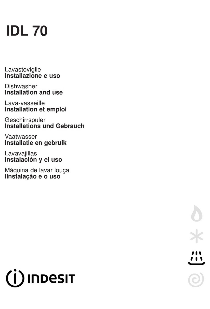 Indesit IDL 70 Installation and use manual