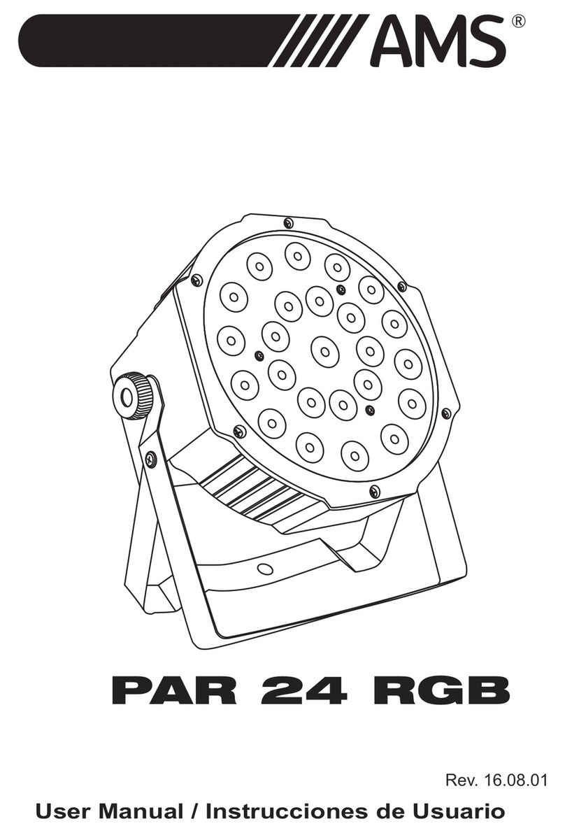 AMS PAR 24 RGB user manual