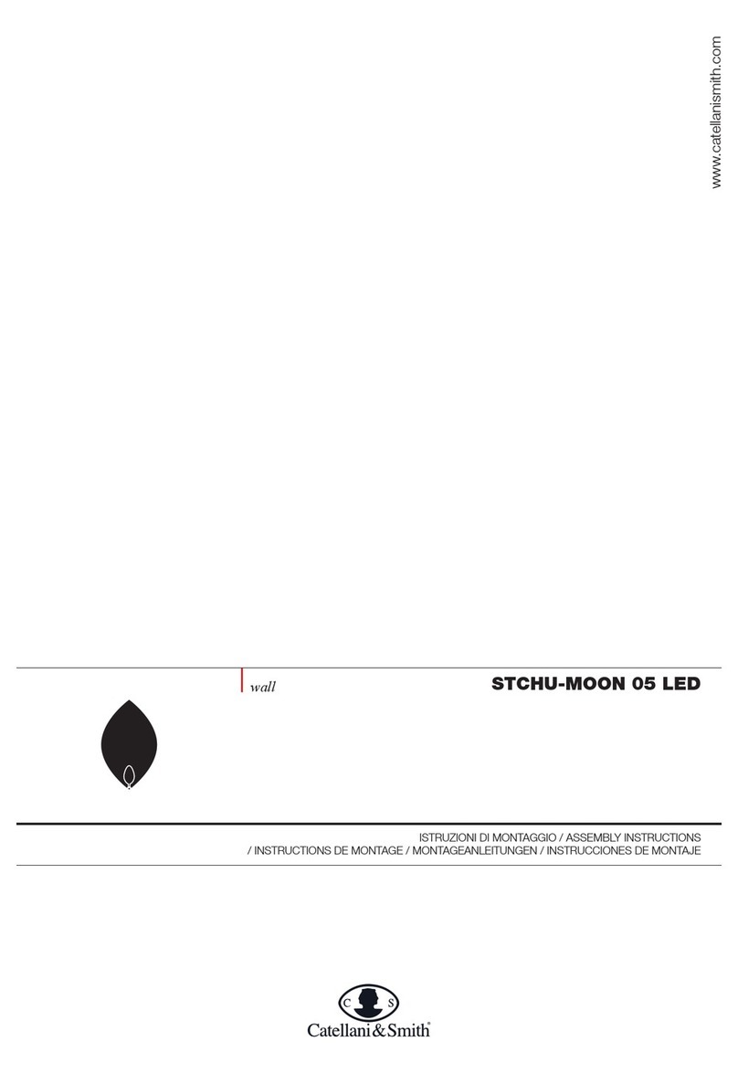 Catellani & Smith STCHU-MOON 05 LED Assembly instructions