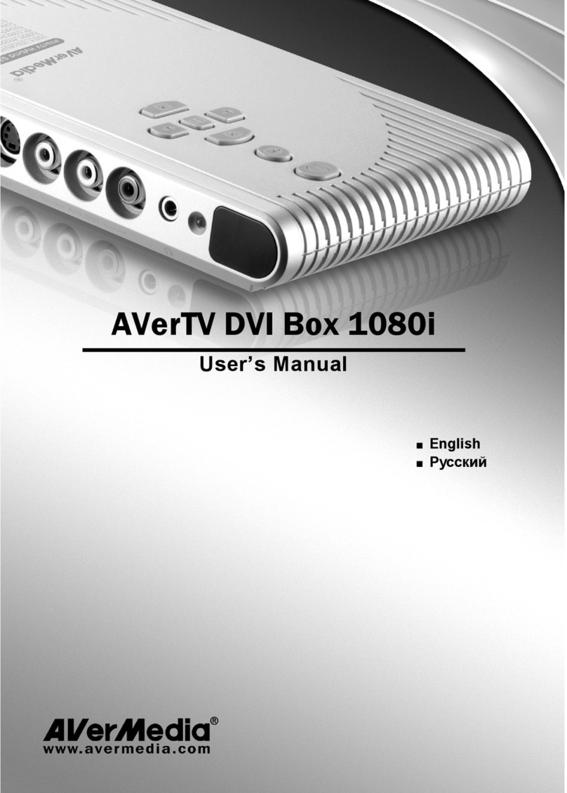 Avermedia AVerTV DVI Box 1080i User manual