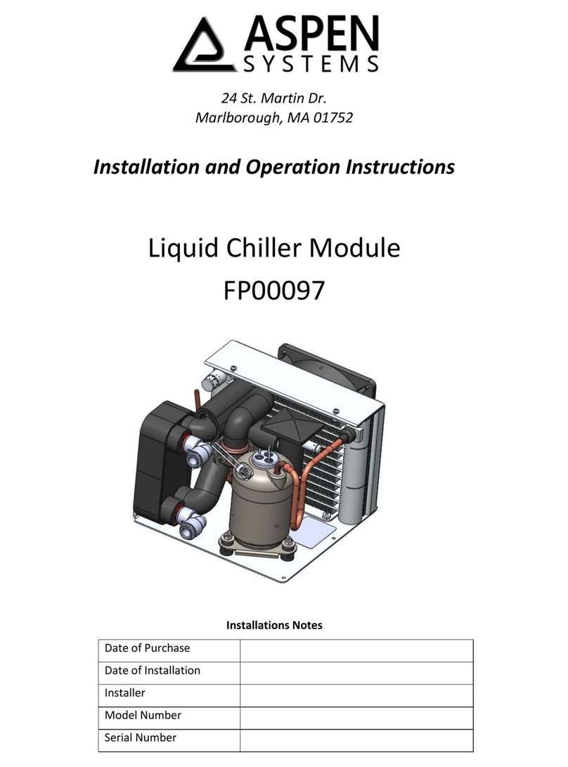 Aspen FP00097 Installation and operation instruction Aspen FP00097 Installation and operation instruction