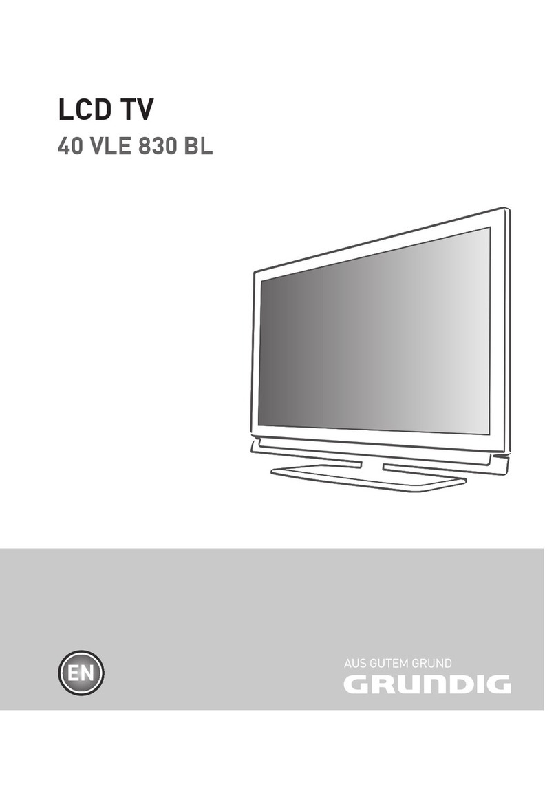 Grundig 40 VLE 830 BL User manual