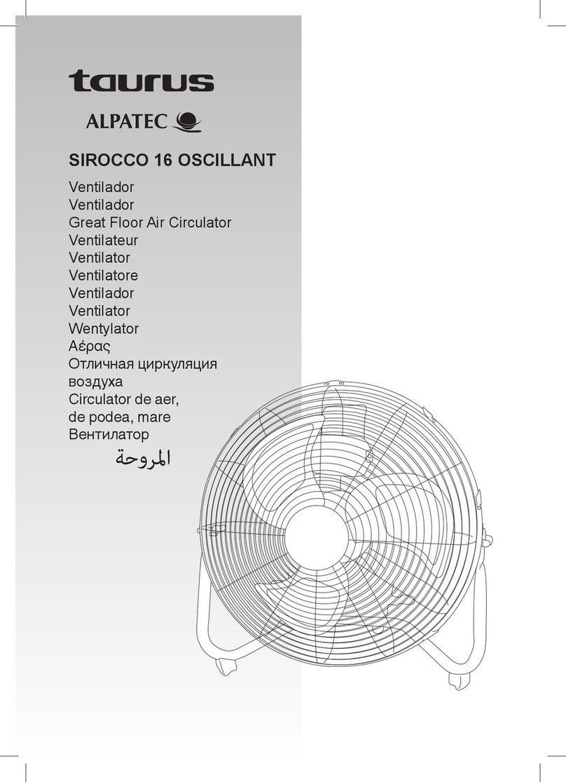 Taurus ALPATEC SIROCCO 16 OSCILLANT manual