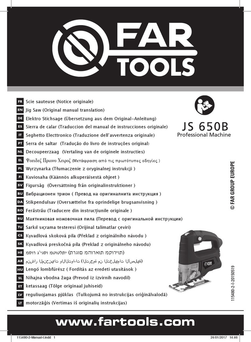 Far Tools JS 650B Original manual translation