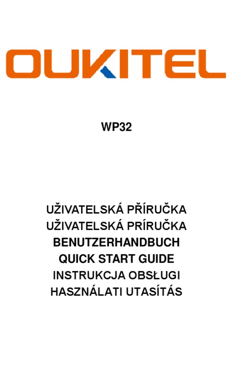 OUKITEL WP32 ORANGE User manual