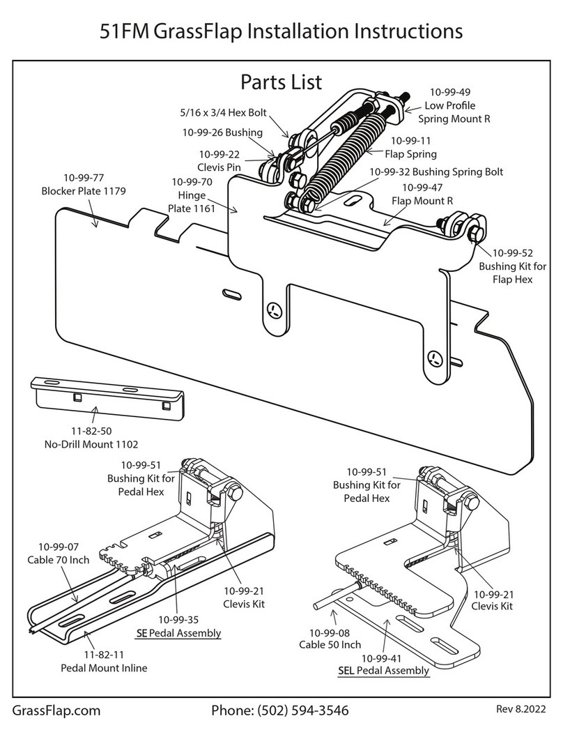 GrassFlap 51FM installation instructions