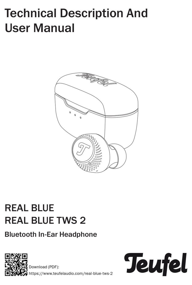 Teufel REAL BLUE TWS 2 Parts list manual Teufel REAL BLUE TWS 2 Parts list manual