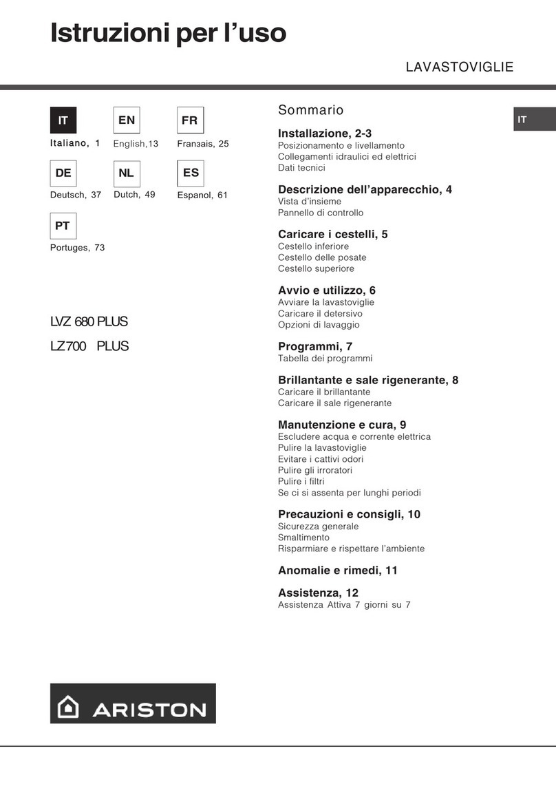 Ariston VZ 680 PLUS User manual
