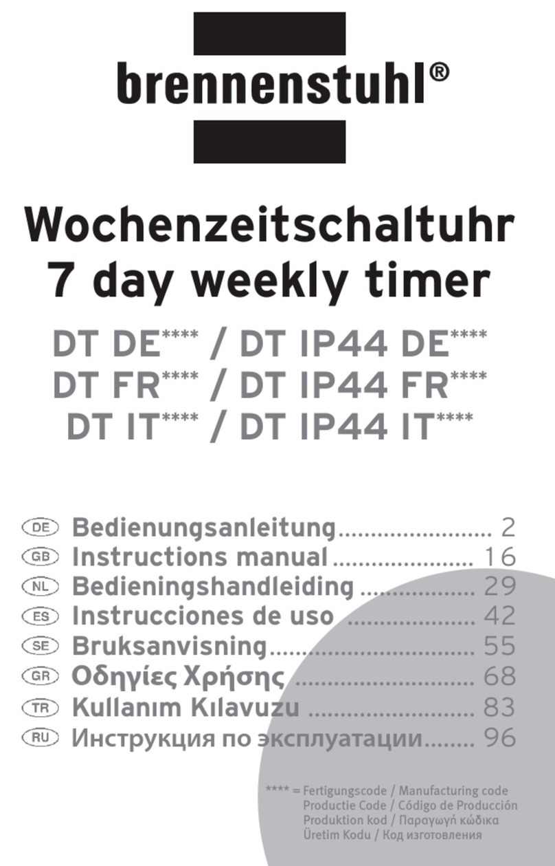 brennenstuhl DT DE Series User manual