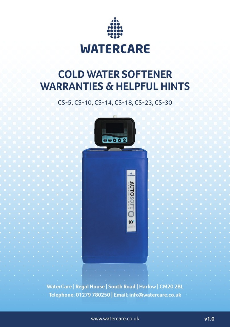 Water Care CS-5 installation instructions