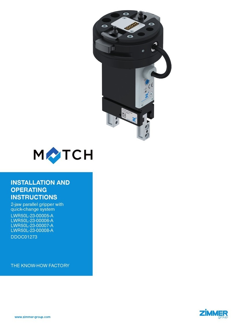 Zimmer Match LWR50L-23-00005-A User manual