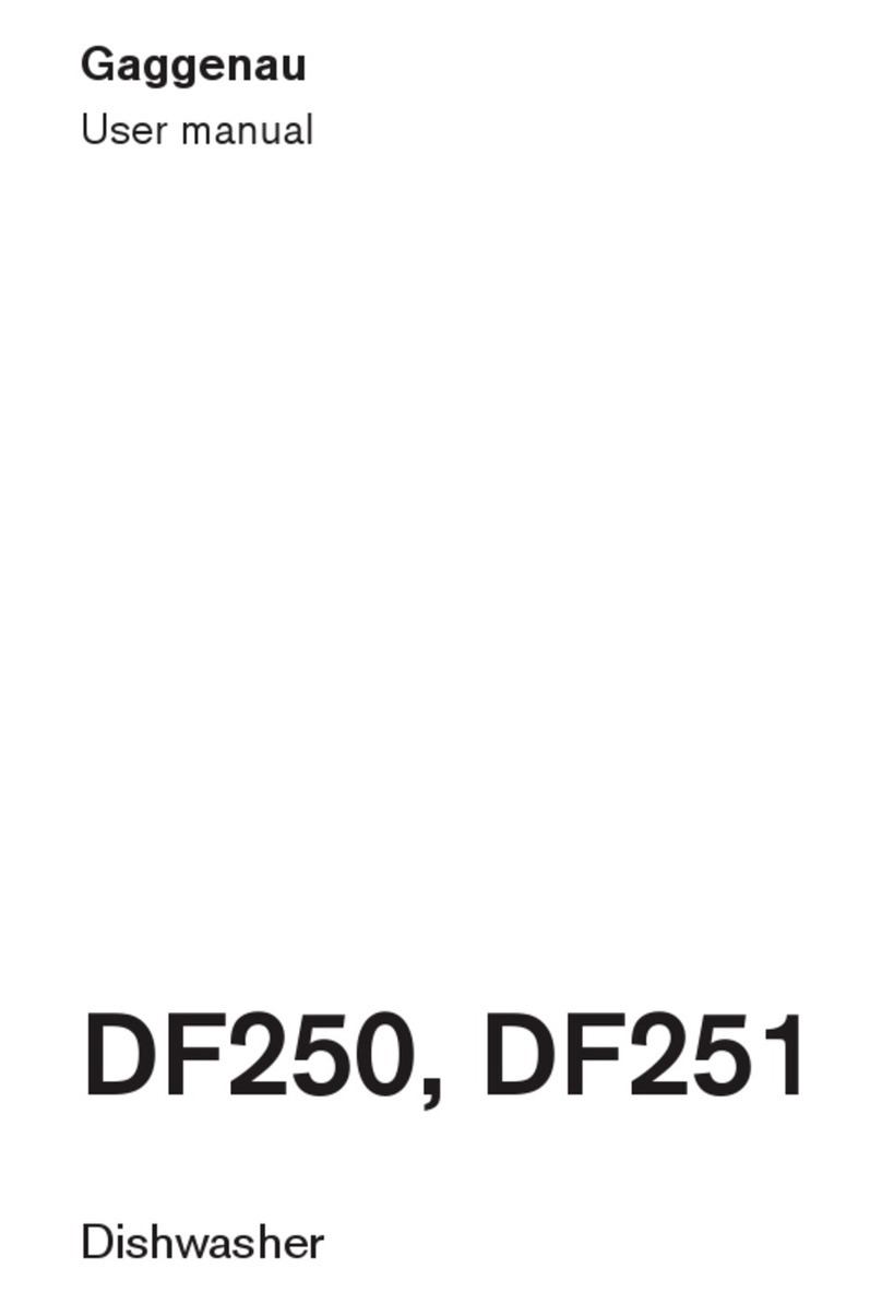Gaggenau DF 250 user manual