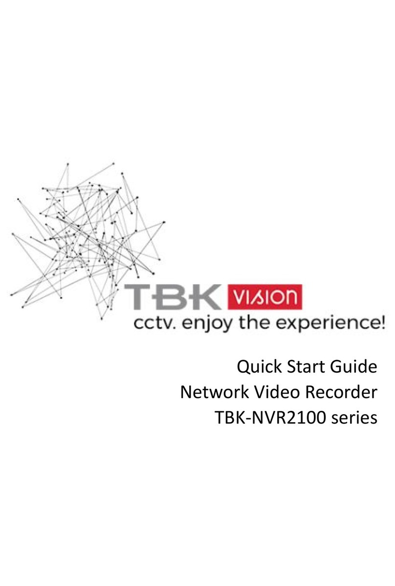 HIK VISION TBK-NVR2100 Series quick start guide