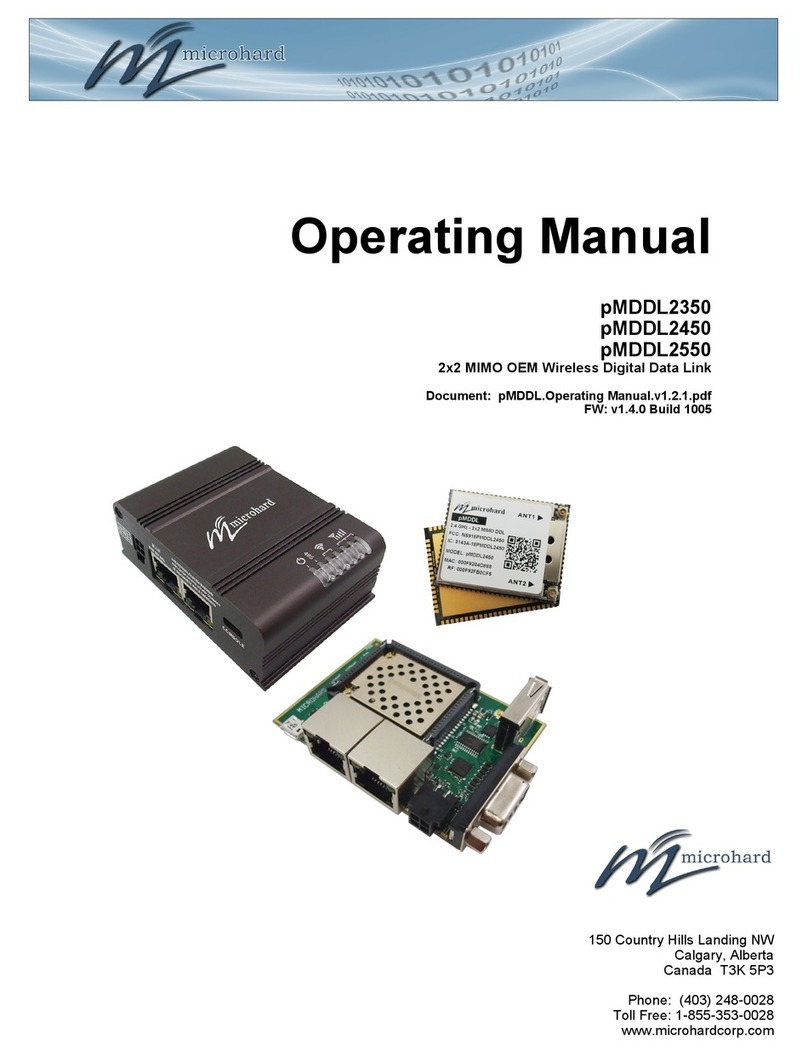Microhard Systems pMDDL2350 operating manual