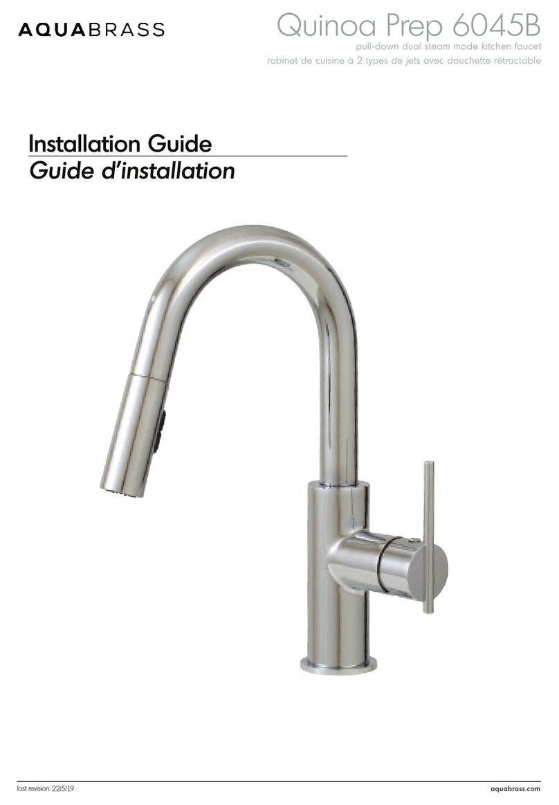 aquabrass Quinoa Prep 6045B installation guide