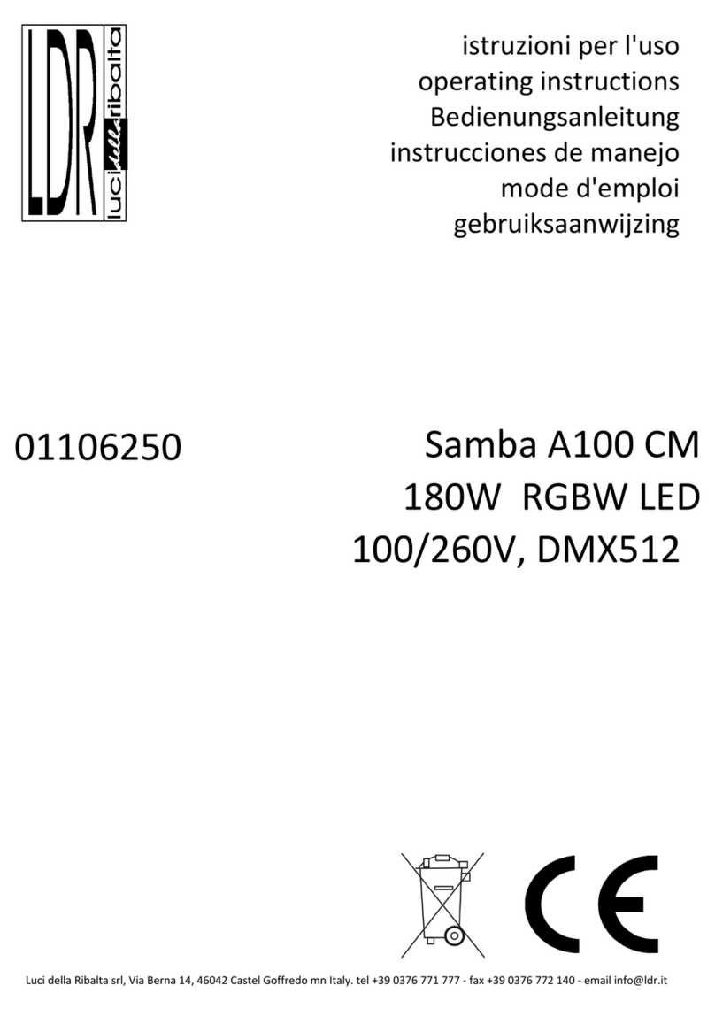 LDR Samba A100 CM operating instructions
