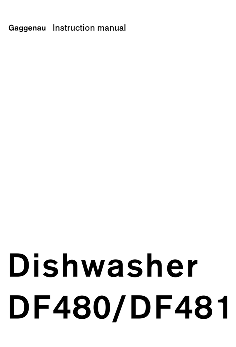 Gaggenau DF481 User manual
