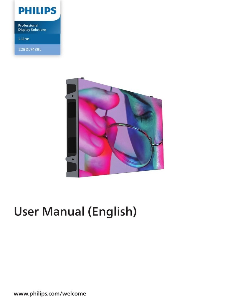 Philips 22BDL7439L User manual