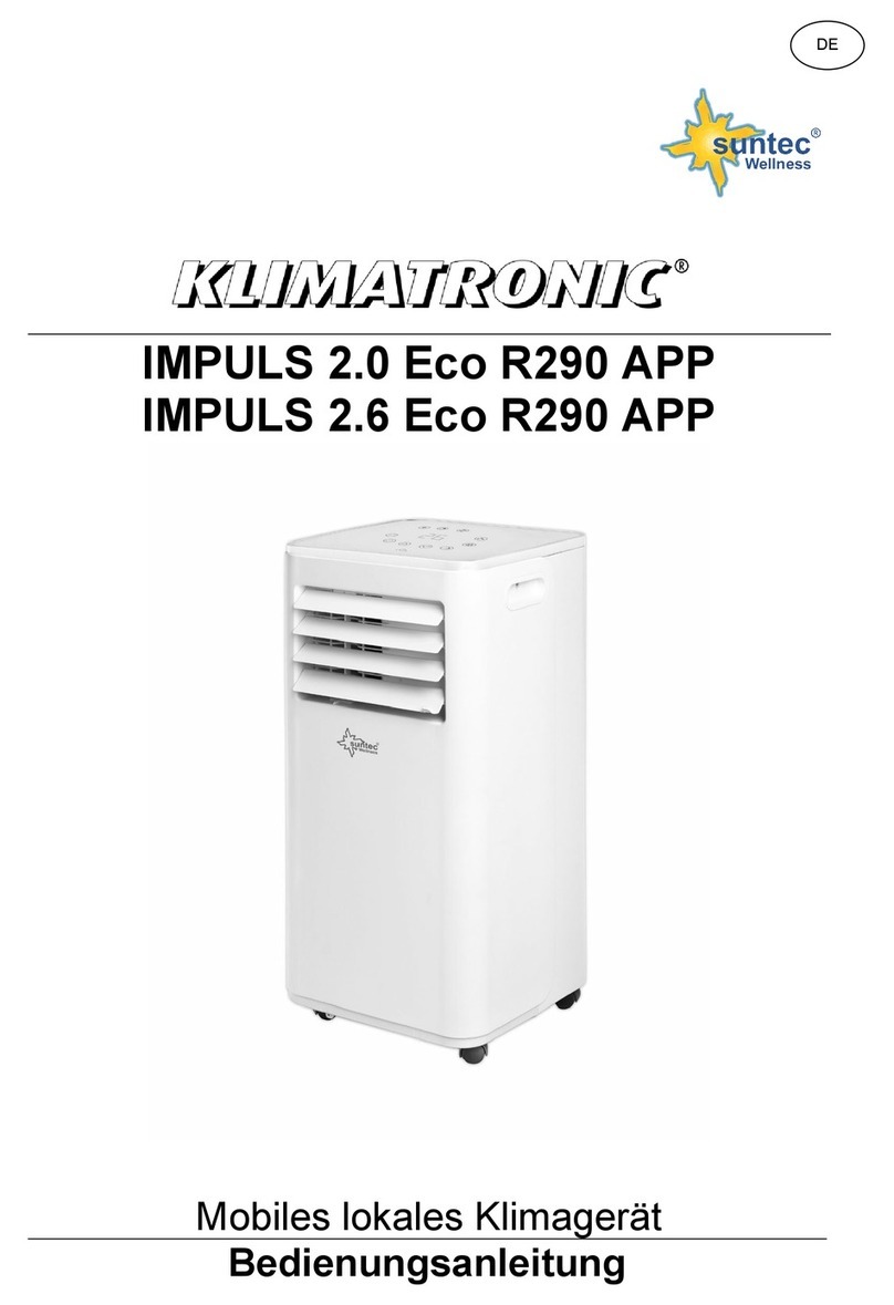 Suntec Wellness CLIMATRONIC IMPULS 2.6 Eco R290 APP User manual