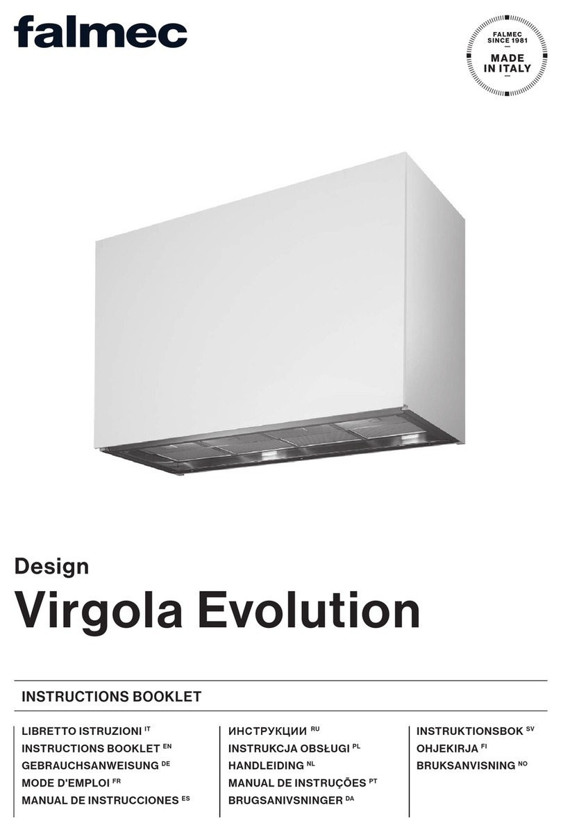 FALMEC VIRGO90W3 User manual