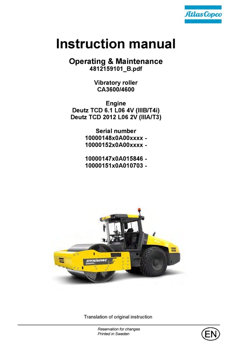 Atlas Copco CA3600 User manual