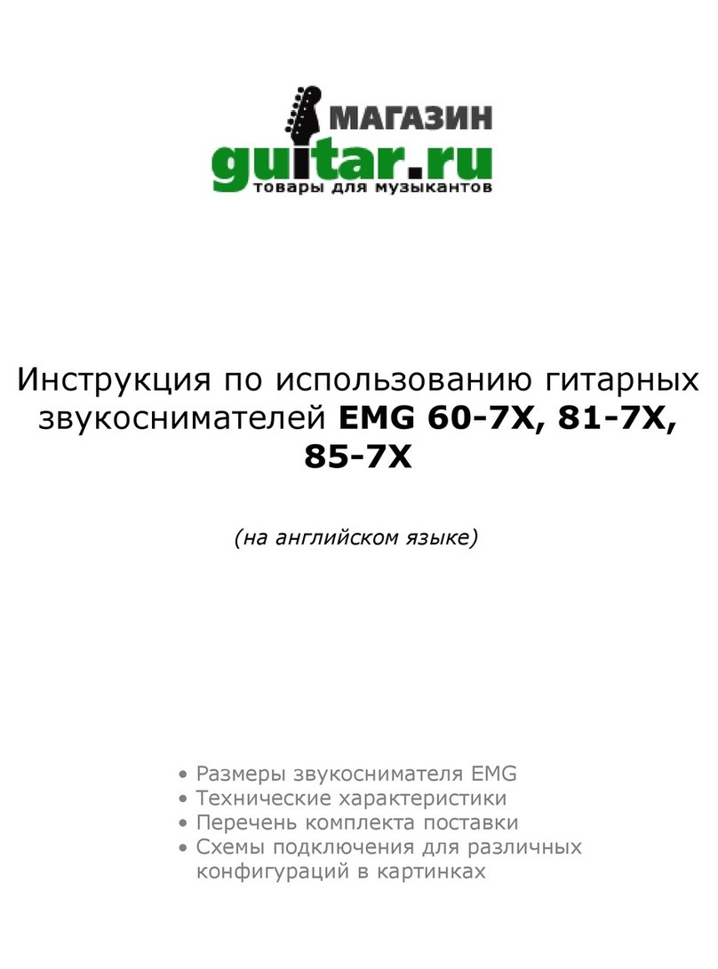 EMG 85-7X Installation information