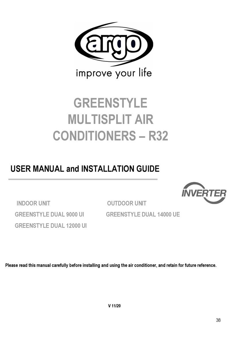 Argo GREENSTYLE DUAL 14000 UE User manual