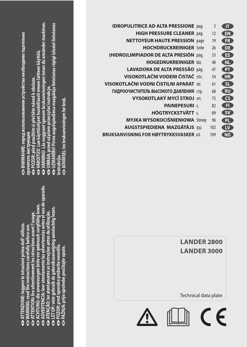Lavor LANDER 2800 User manual