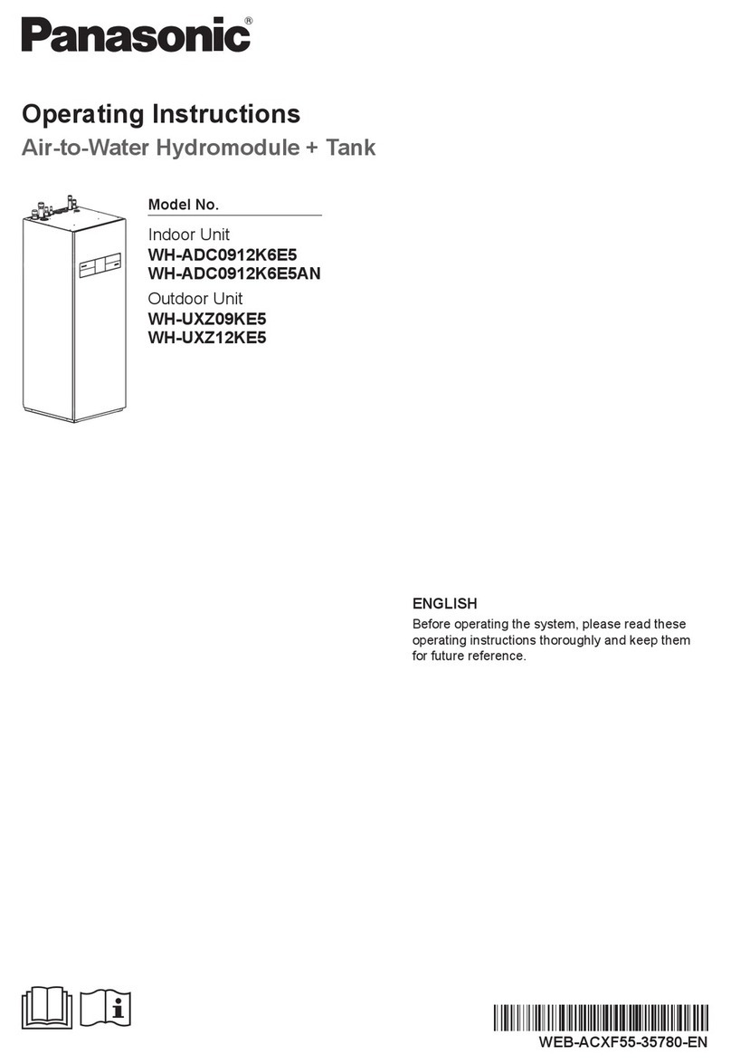 Panasonic WH-ADC0912K6E5 operating instructions