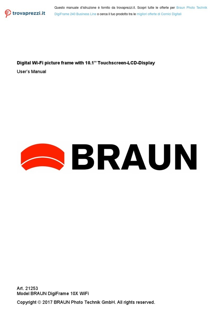 Braun DigiFrame 240 Business Line User manual