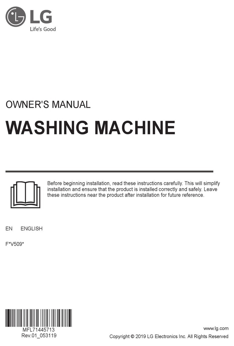 LG F V509 Series User manual