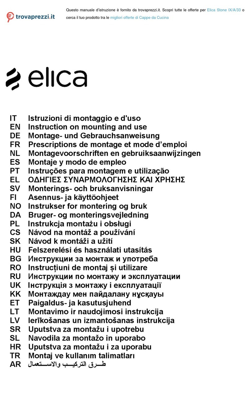 ELICA Stone IX/A/33 Technical manual