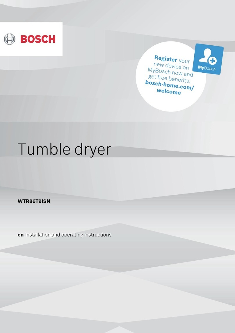 Bosch WTR86T9ISN User manual