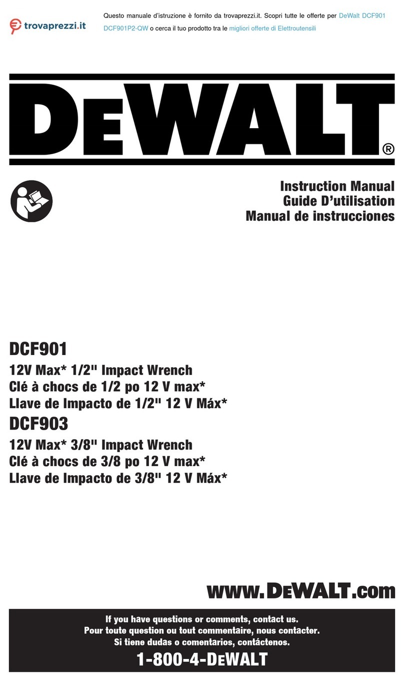 DeWalt DCF901P2-QW User manual
