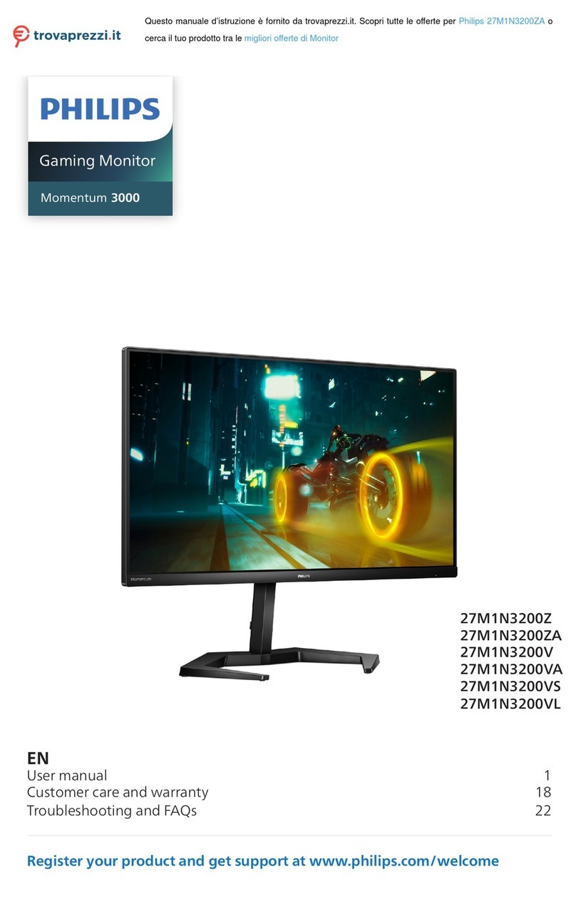 Philips EVNIA 27M1N3200ZA User manual