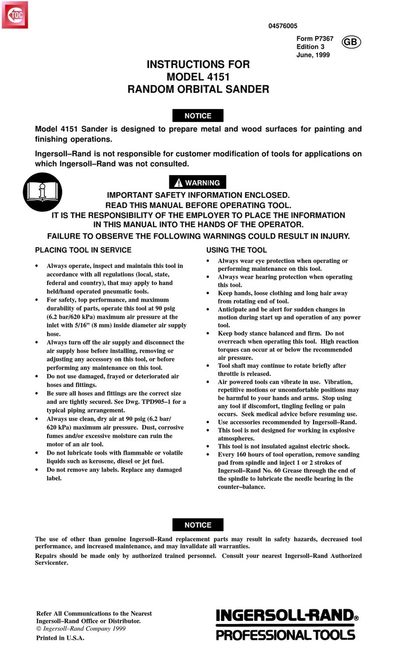 Ingersoll-Rand 4151 User manual