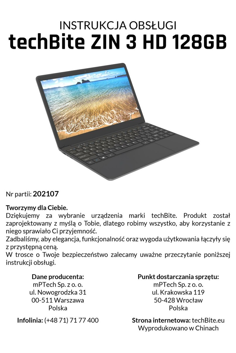 techBite ZIN 3 HD 128GB user manual