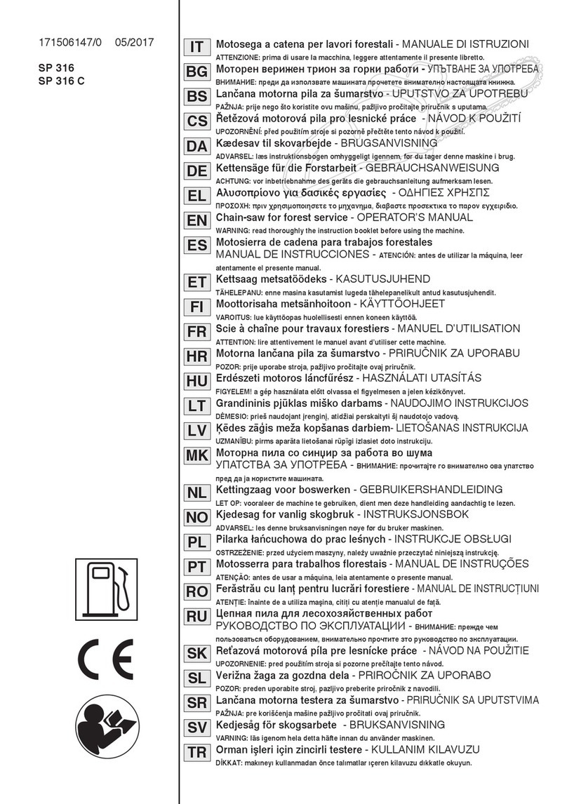 Stiga SP 316 User manual