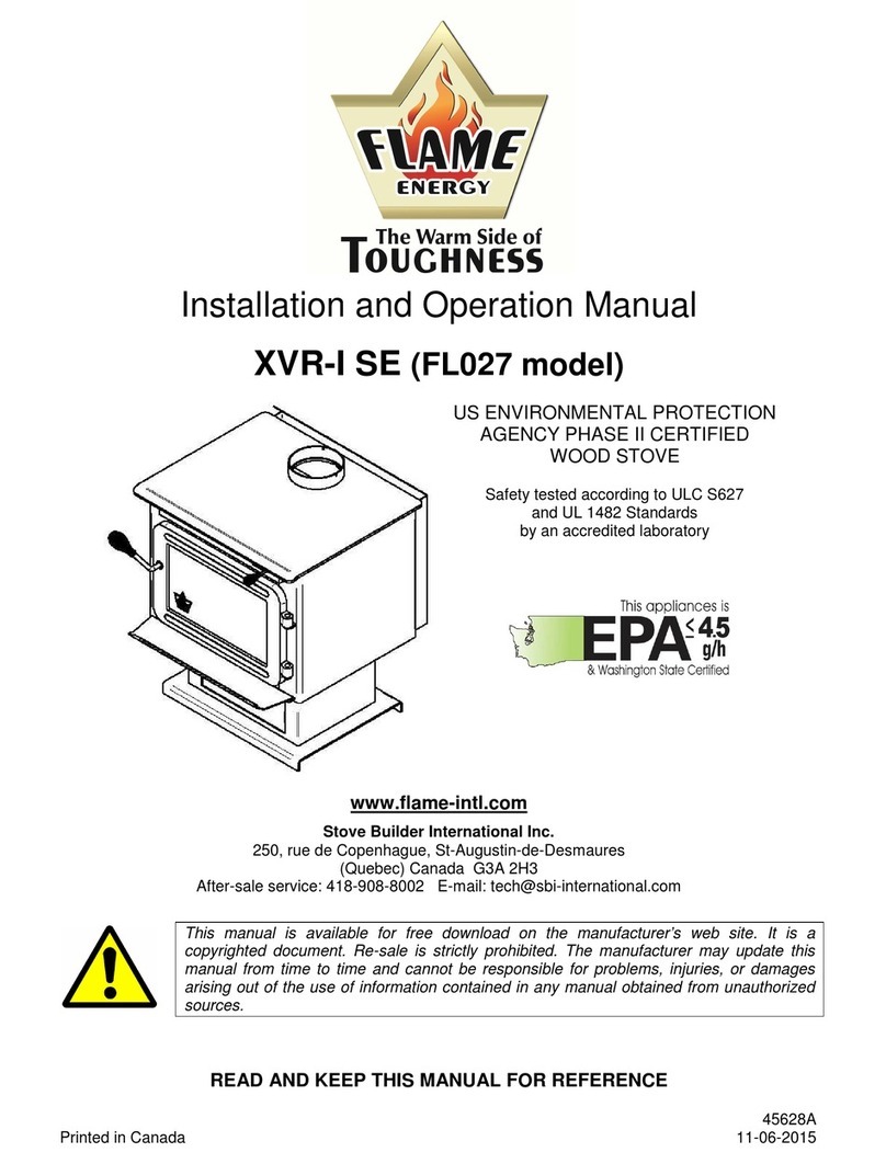 Flame Energy FL027 Installation and operation manual
