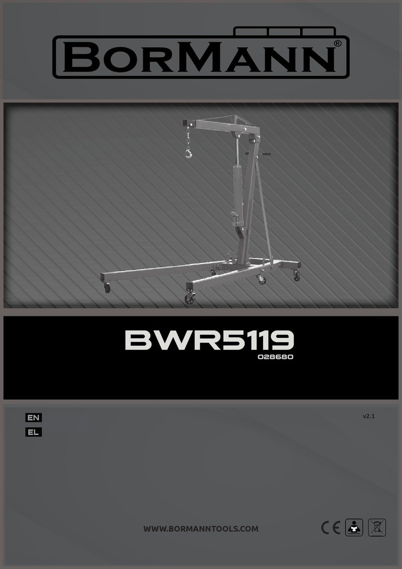 BorMann BWR5119 Assembly and operation instructions