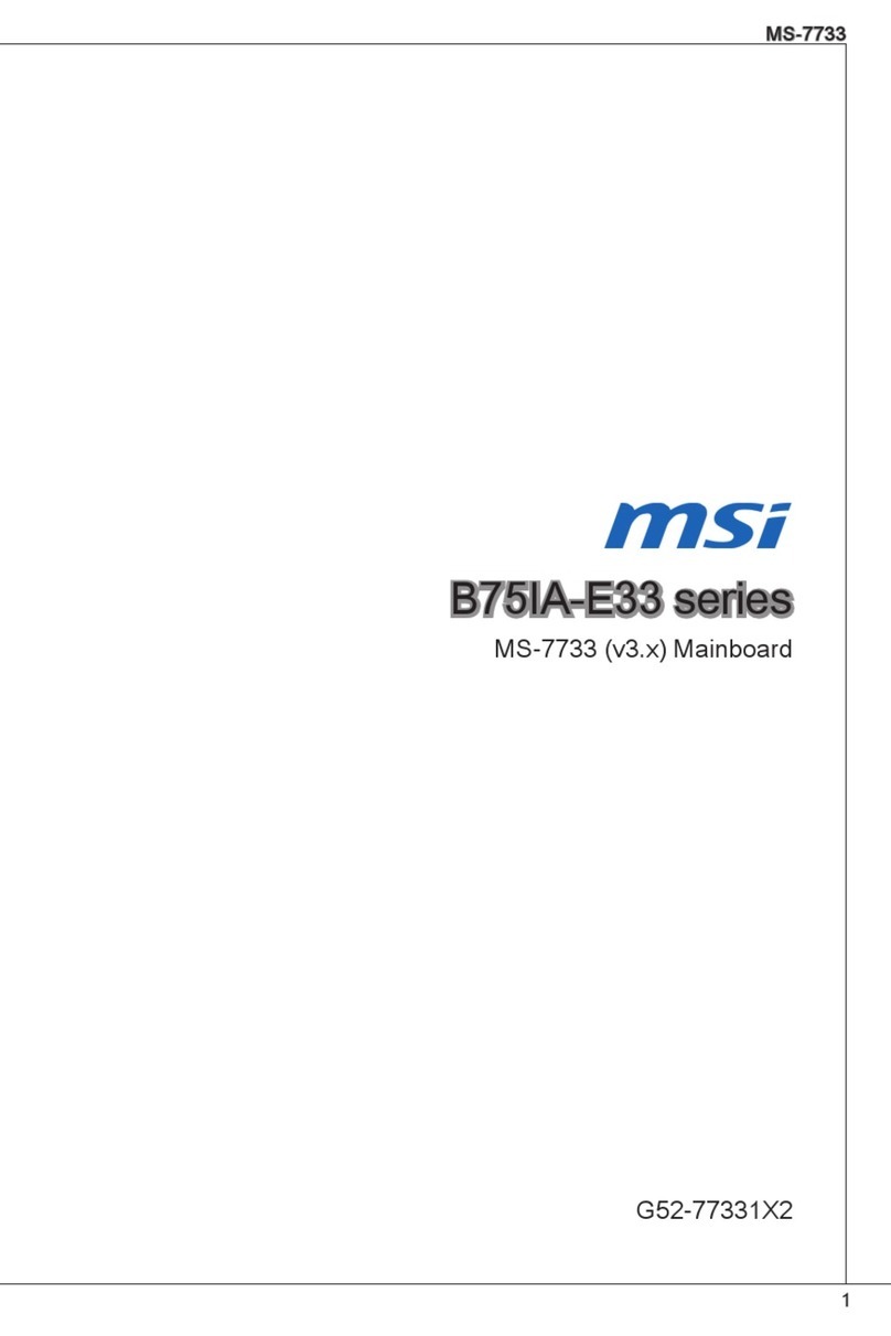 MSI B75IA-E33 Series instruction manual