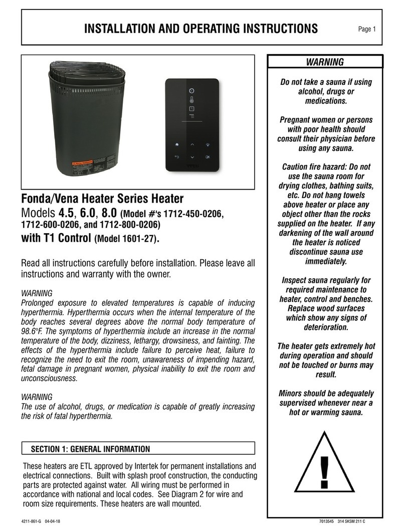 Finnleo Fonda Series User manual