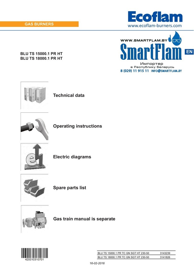 Ecoflam BLU TS 15000.1 PR HT User manual