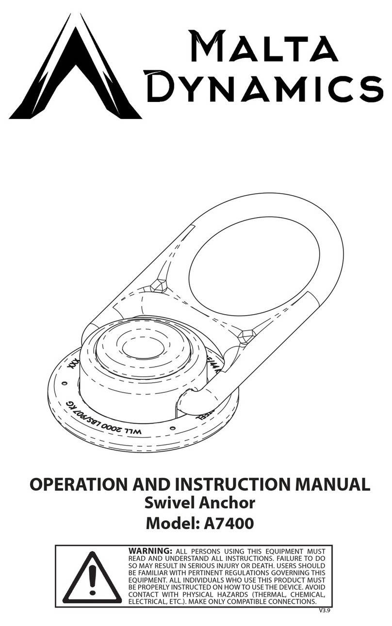 Malta Dynamics A7400 Operation and instruction manual