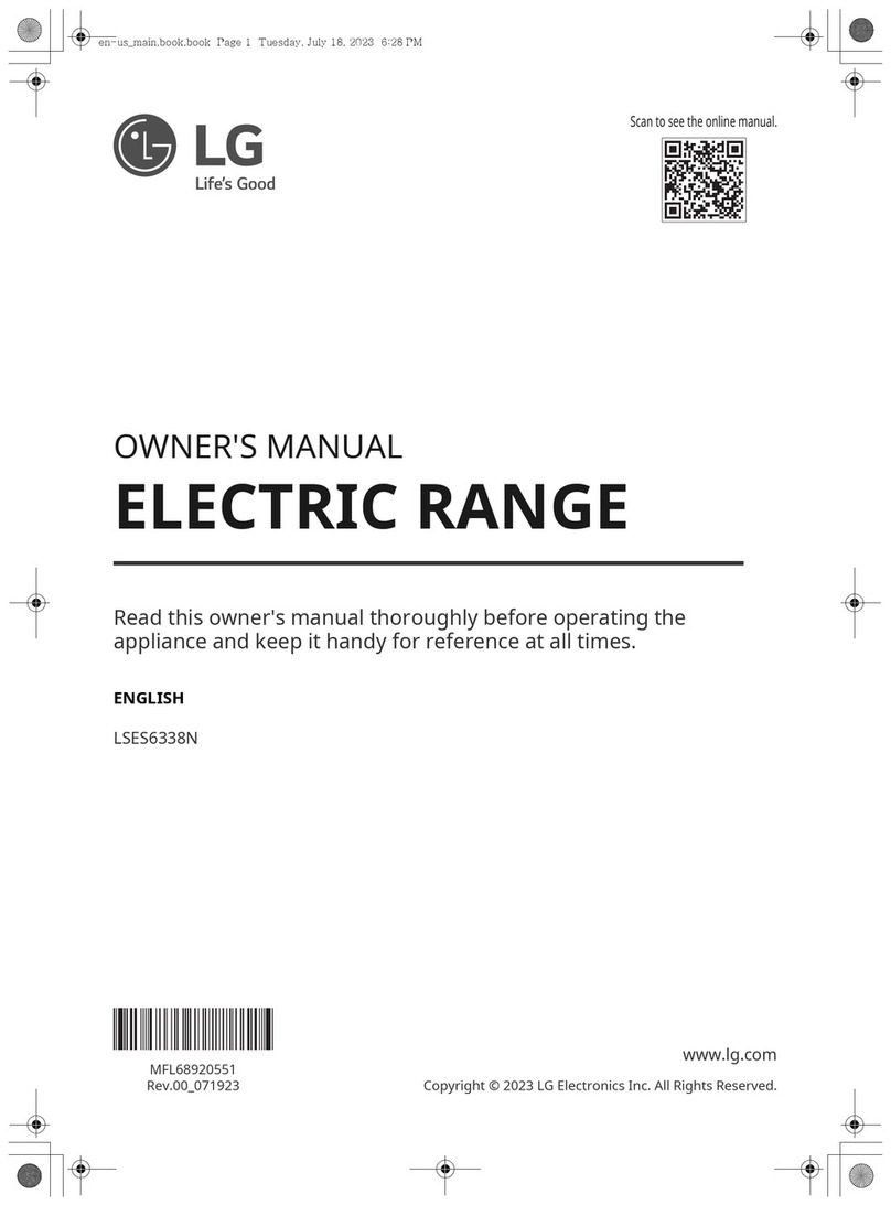 LG LSES6338N User manual