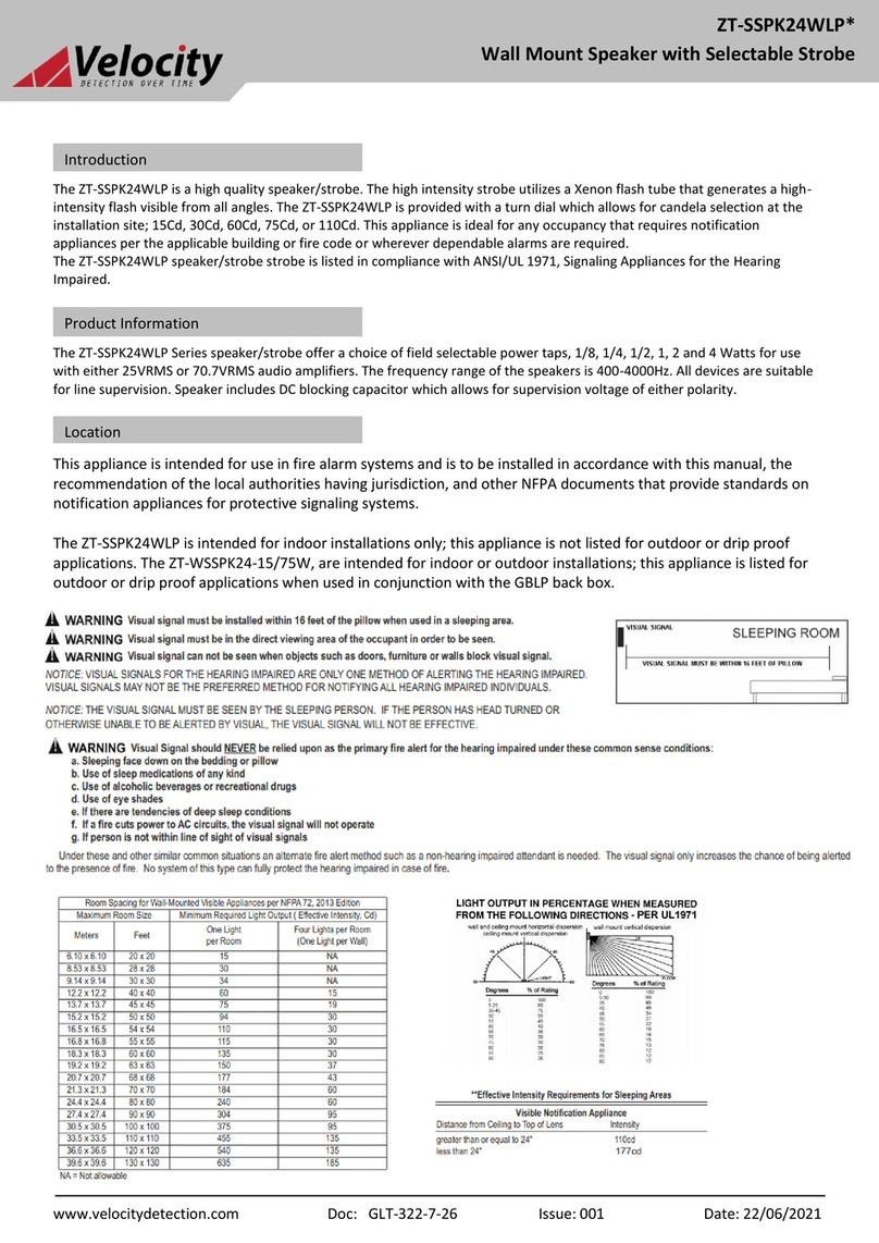 Velocity ZT-SSPK24WLP User manual